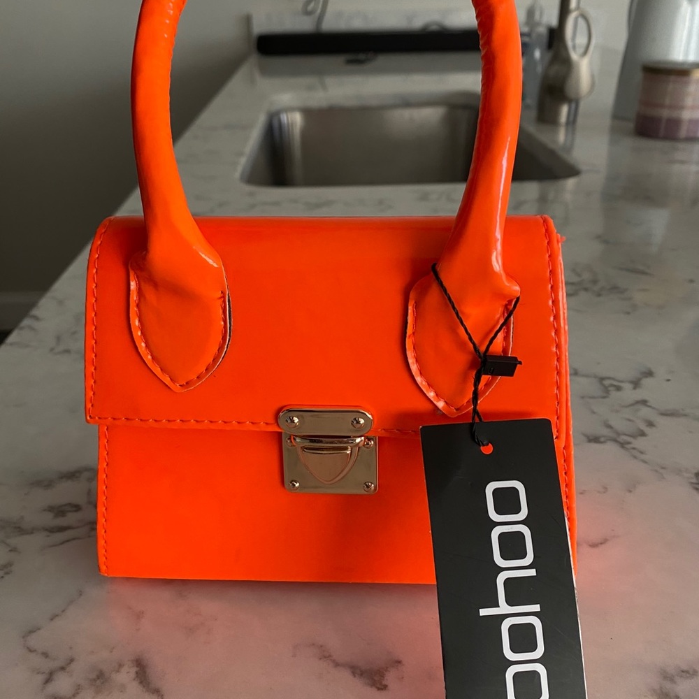 Boohoo Mini Orange Bag